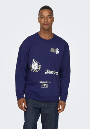 ONSPEANUTS RLX CREW NECK SWEAT