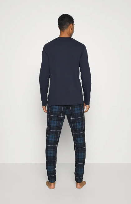 ONSBILLY CHECK PANTS LOUNGE BOX AZUL