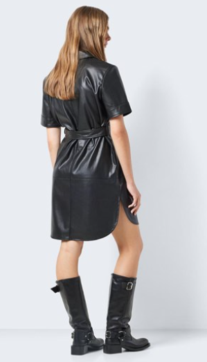 NMANDY PU 2/4 SHIRTDRESS NOOS