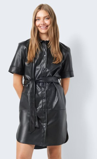 NMANDY PU 2/4 SHIRTDRESS NOOS