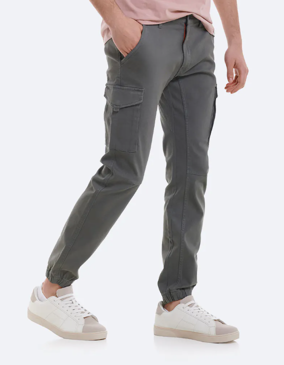 PANTALON JOGGER CARGO KAKI