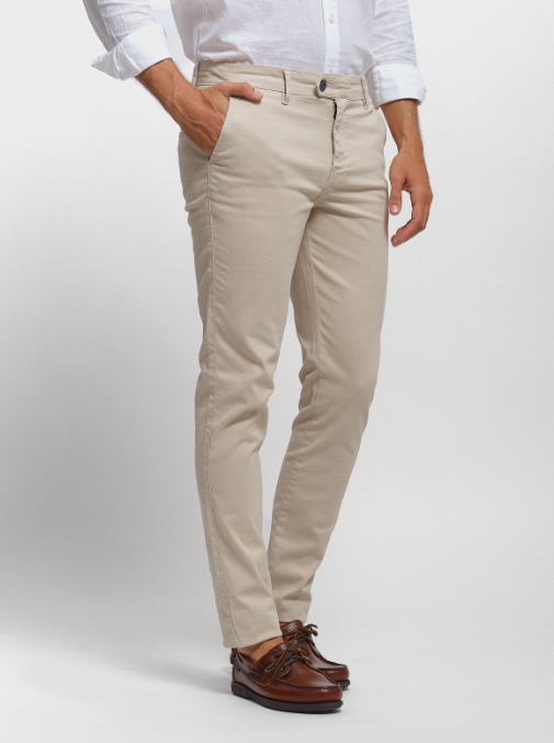 CHINOS SEMIPITILLO BEIGE