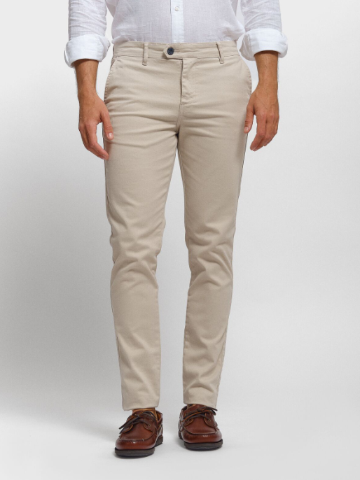 CHINOS SEMIPITILLO BEIGE