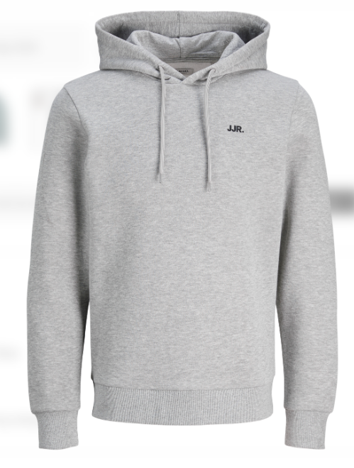 SUDADERA CAPUCHA GRIS