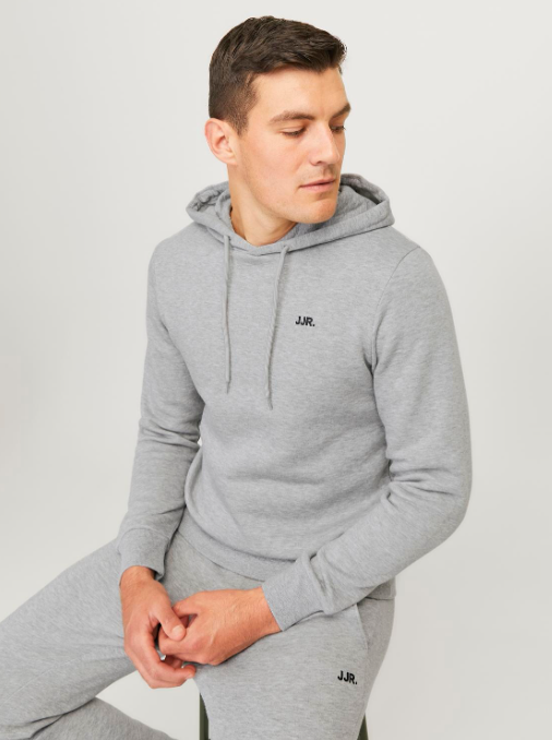 SUDADERA CAPUCHA GRIS