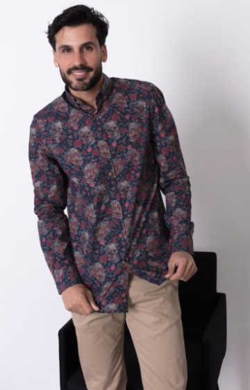 CAMISA ESTAMPADA CALAVERAS