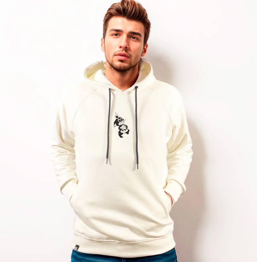 SUDADERA CON CAPUCHA UNISEX LOCO MONKY